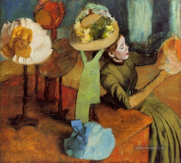 Edgar Degas Werke - Das Hutgeschäft Edgar Degas
